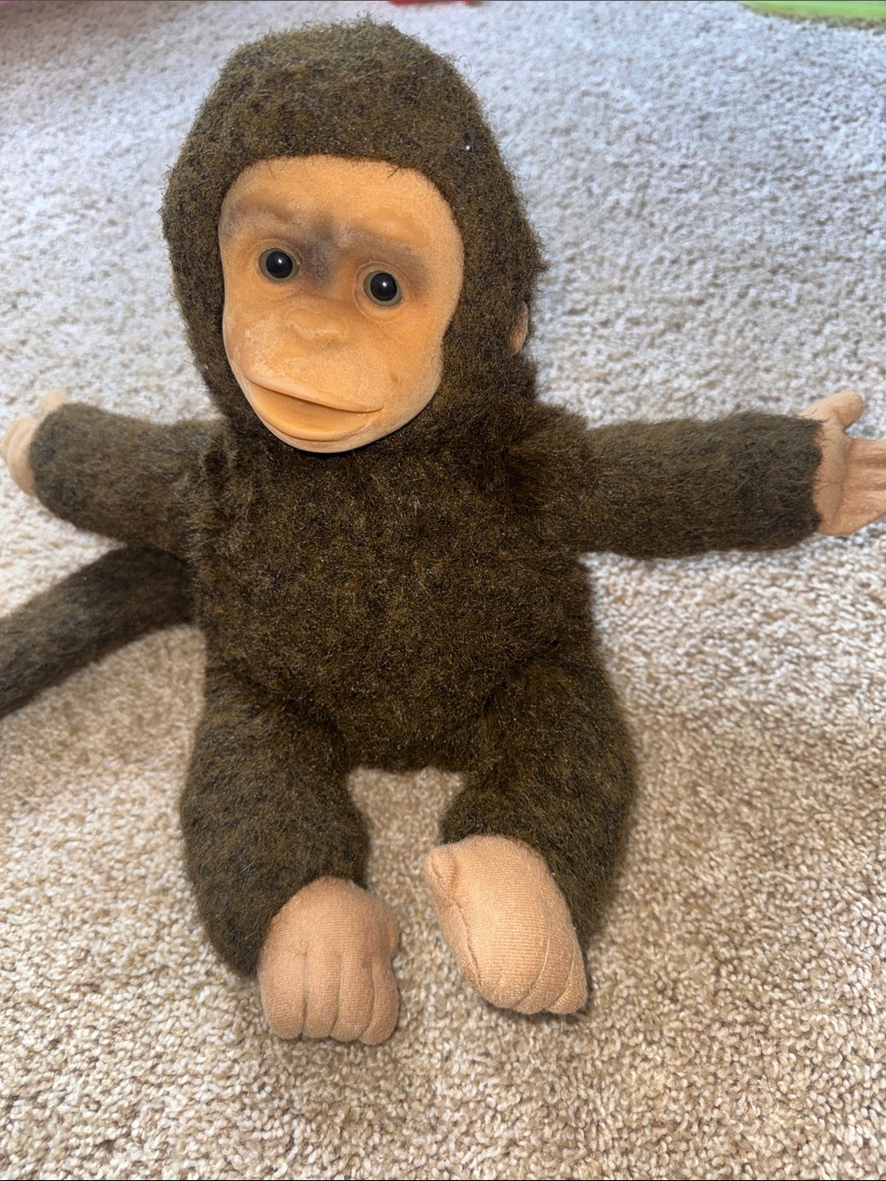 Vintage Hosung Monkey Plush Hand Puppet